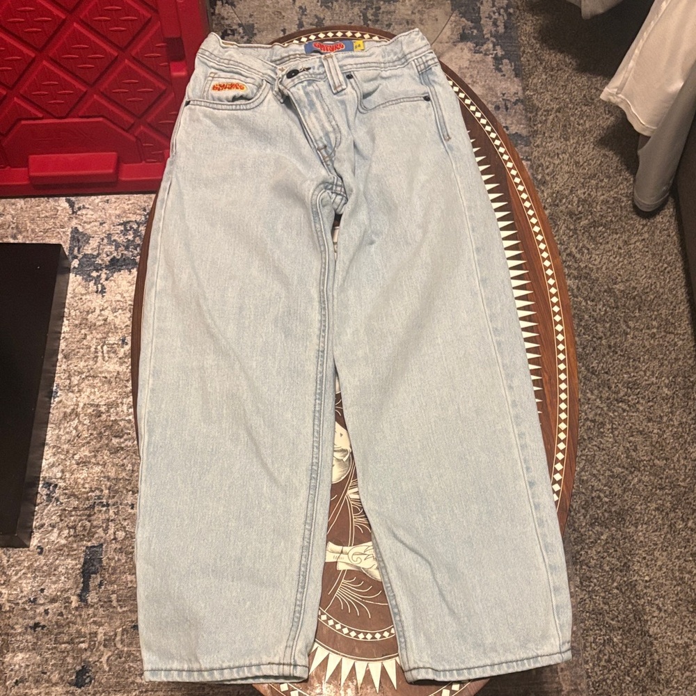 Empyre Light Wash Straight Leg Jeans